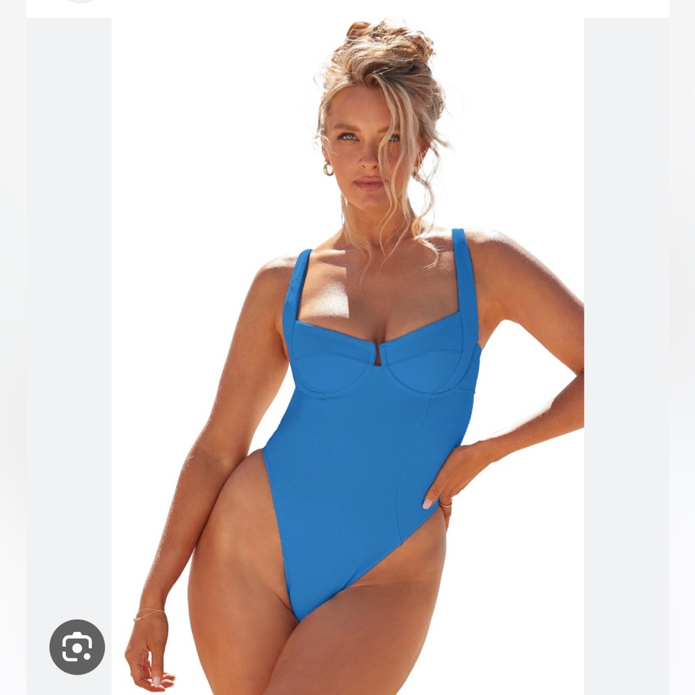 Camille Kostek She’s Iconic One Piece Swimsuit NWT